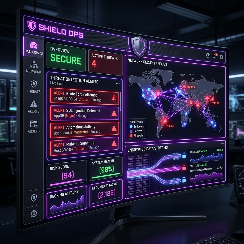 Cybersecurity Shield: Enterprise Protection SaaS